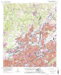 preview thumbnail of historical topo map of Jefferson County, AL in 1959