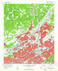 preview thumbnail of historical topo map of Jefferson County, AL in 1959