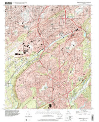Download a high-resolution, GPS-compatible USGS topo map for Birmingham South, AL (2001 edition)