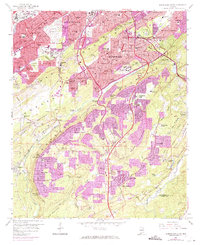 Download a high-resolution, GPS-compatible USGS topo map for Birmingham South, AL (1971 edition)