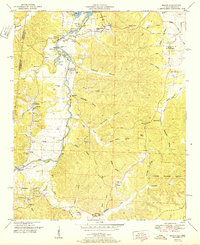 Download a high-resolution, GPS-compatible USGS topo map for Bishop, AL (1951 edition)