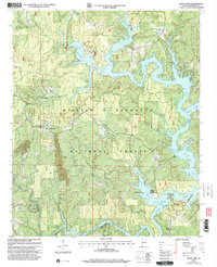 Download a high-resolution, GPS-compatible USGS topo map for Black Pond, AL (2003 edition)