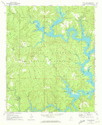 Download a high-resolution, GPS-compatible USGS topo map for Black Pond, AL (1972 edition)