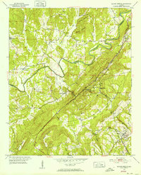 Download a high-resolution, GPS-compatible USGS topo map for Blount Springs, AL (1952 edition)