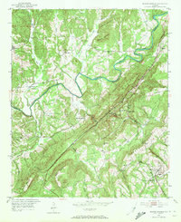 Download a high-resolution, GPS-compatible USGS topo map for Blount Springs, AL (1972 edition)