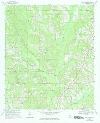 Download a high-resolution, GPS-compatible USGS topo map for Bluff Springs, AL (1984 edition)