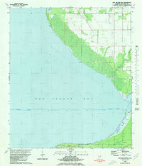preview thumbnail of historical topo map of Baldwin County, AL in 1980
