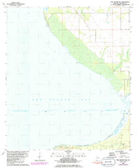 Download a high-resolution, GPS-compatible USGS topo map for Bon Secour Bay, AL (1985 edition)
