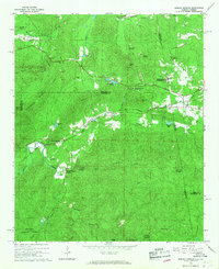 Download a high-resolution, GPS-compatible USGS topo map for Borden Springs, AL (1967 edition)