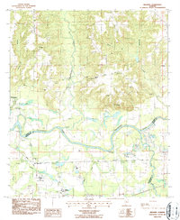 Download a high-resolution, GPS-compatible USGS topo map for Brassell, AL (1987 edition)