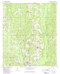 Download a high-resolution, GPS-compatible USGS topo map for Brewton North, AL (1986 edition)