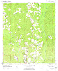 preview thumbnail of historical topo map of Escambia County, AL in 1960