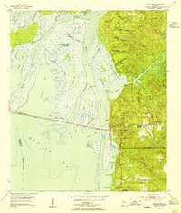 Download a high-resolution, GPS-compatible USGS topo map for Bridgehead, AL (1954 edition)
