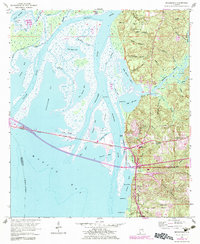 Download a high-resolution, GPS-compatible USGS topo map for Bridgehead, AL (1983 edition)