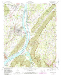 Download a high-resolution, GPS-compatible USGS topo map for Bridgeport, AL (1986 edition)