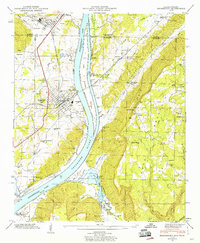 Download a high-resolution, GPS-compatible USGS topo map for Bridgeport, AL (1945 edition)