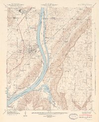 Download a high-resolution, GPS-compatible USGS topo map for Bridgeport, AL (1946 edition)