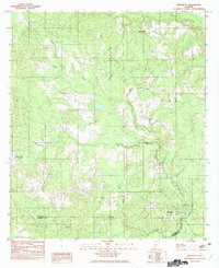 preview thumbnail of historical topo map of Conecuh County, AL in 1982