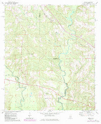 Download a high-resolution, GPS-compatible USGS topo map for Brooks, AL (1984 edition)