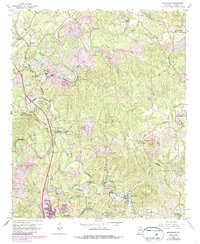 Download a high-resolution, GPS-compatible USGS topo map for Brookside, AL (1986 edition)