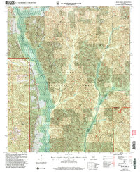 Download a high-resolution, GPS-compatible USGS topo map for Buck Creek, AL (2004 edition)