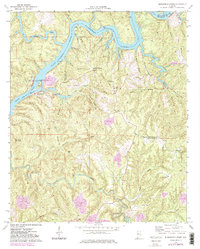 preview thumbnail of historical topo map of Tuscaloosa County, AL in 1974