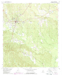 Download a high-resolution, GPS-compatible USGS topo map for Butler, AL (1986 edition)