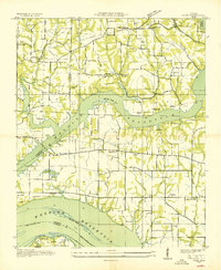 Download a high-resolution, GPS-compatible USGS topo map for Cairo, AL (1936 edition)