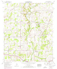 Download a high-resolution, GPS-compatible USGS topo map for Capshaw, AL (1974 edition)