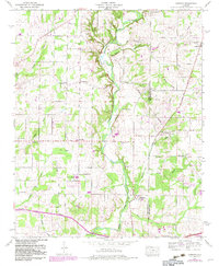Download a high-resolution, GPS-compatible USGS topo map for Capshaw, AL (1982 edition)