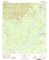 Download a high-resolution, GPS-compatible USGS topo map for Carlton, AL (1984 edition)