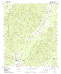 Download a high-resolution, GPS-compatible USGS topo map for Carrollton, AL (1967 edition)