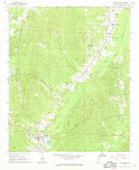 Download a high-resolution, GPS-compatible USGS topo map for Carrollton, AL (1968 edition)