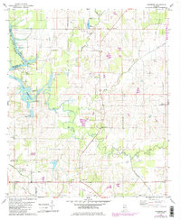 Download a high-resolution, GPS-compatible USGS topo map for Casemore, AL (1986 edition)