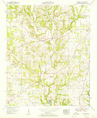 Download a high-resolution, GPS-compatible USGS topo map for Center Hill, AL (1957 edition)
