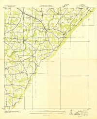 Download a high-resolution, GPS-compatible USGS topo map for Chavies, AL (1936 edition)