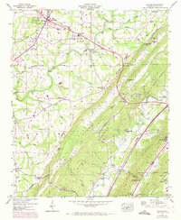 Download a high-resolution, GPS-compatible USGS topo map for Chavies, AL (1972 edition)