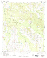 Download a high-resolution, GPS-compatible USGS topo map for Chesson, AL (1984 edition)