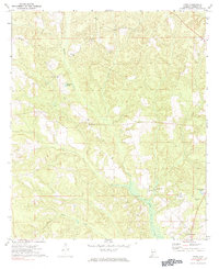 preview thumbnail of historical topo map of Conecuh County, AL in 1971