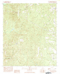 preview thumbnail of historical topo map of Clarke County, AL in 1983