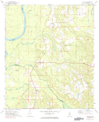 Download a high-resolution, GPS-compatible USGS topo map for Chrysler, AL (1984 edition)