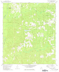 Download a high-resolution, GPS-compatible USGS topo map for Citronelle West, AL (1982 edition)