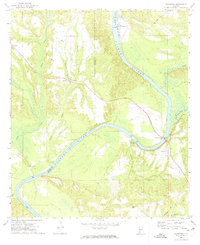 Download a high-resolution, GPS-compatible USGS topo map for Claiborne, AL (1975 edition)
