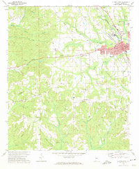 Download a high-resolution, GPS-compatible USGS topo map for Clanton West, AL (1974 edition)