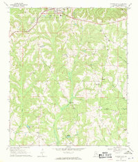 preview thumbnail of historical topo map of Barbour County, AL in 1967