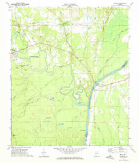 preview thumbnail of historical topo map of Sumter County, AL in 1971