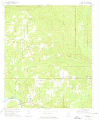 Download a high-resolution, GPS-compatible USGS topo map for Coffeeville, AL (1974 edition)