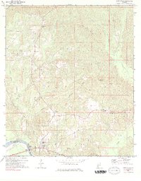 Download a high-resolution, GPS-compatible USGS topo map for Coffeeville, AL (1983 edition)
