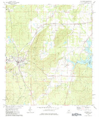 Download a high-resolution, GPS-compatible USGS topo map for Columbia, AL (1984 edition)