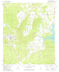 Download a high-resolution, GPS-compatible USGS topo map for Columbiana, AL (1980 edition)